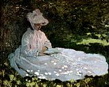 A Woman Reading by Claude Monet
